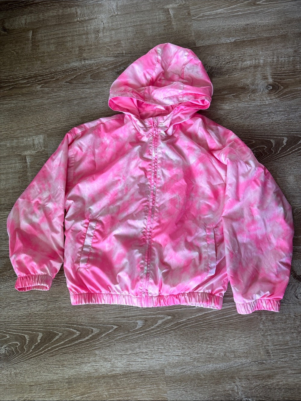 GAP Kids Pink Mesh Hooded Jacket